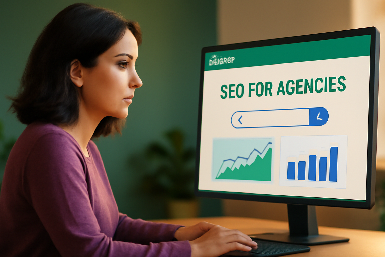 SEOKora: Material/detail emphasis: clarity + product UI and product UI — seo for agencies