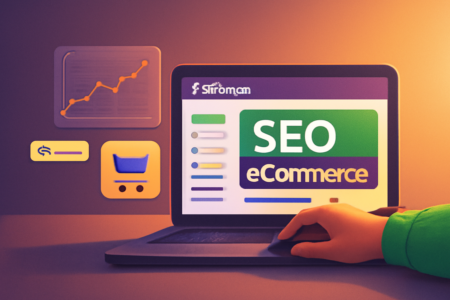 SEOKora: Material/detail emphasis: product UI + workflow and product UI — seo for ecommerce