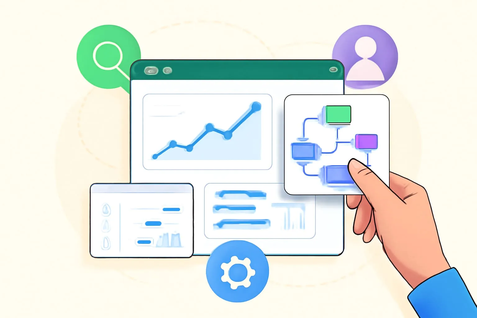 SEOKora: product UI and workflow — seo software for startups