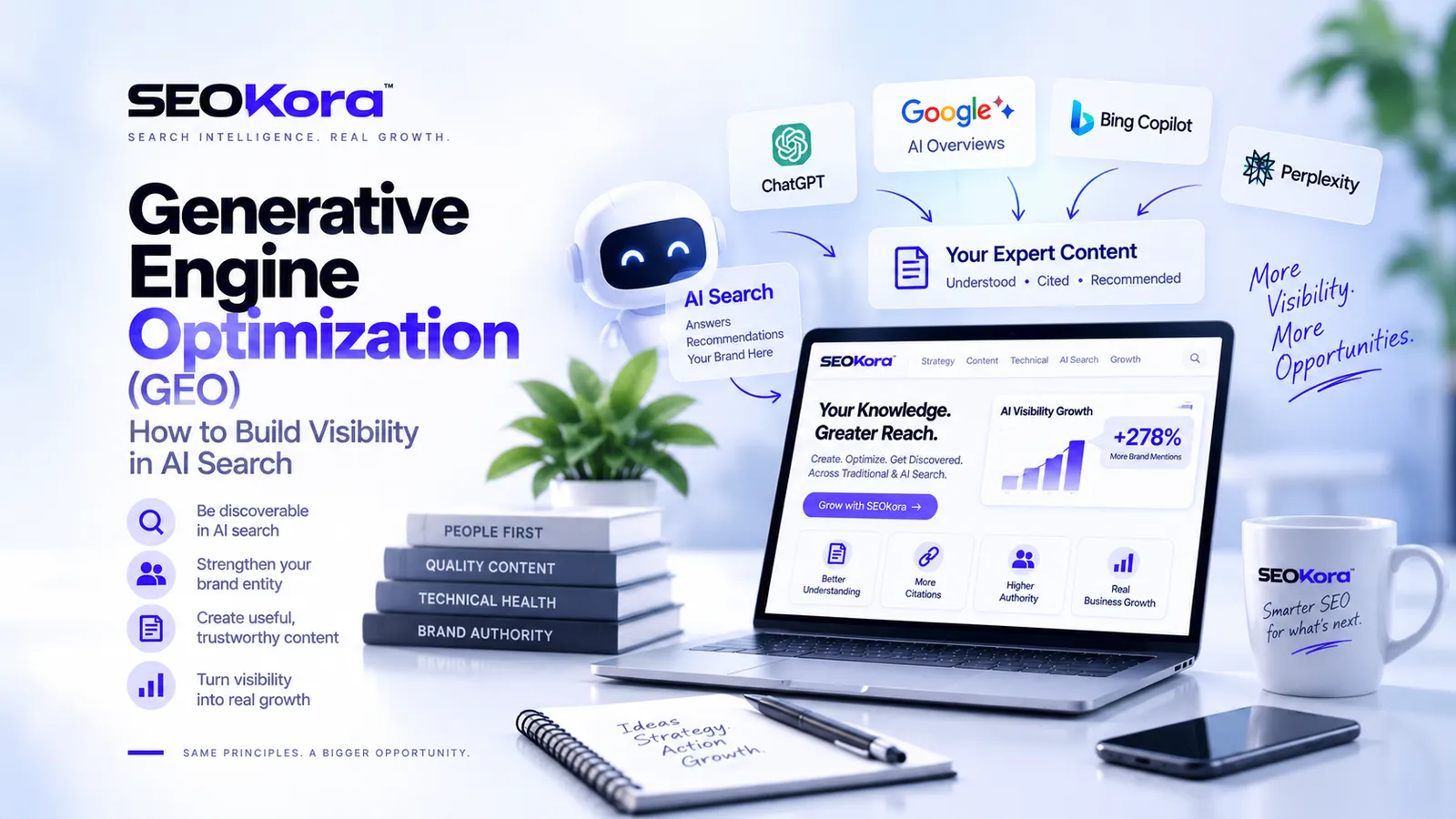 Generative Engine Optimization framework for building brand visibility in AI search