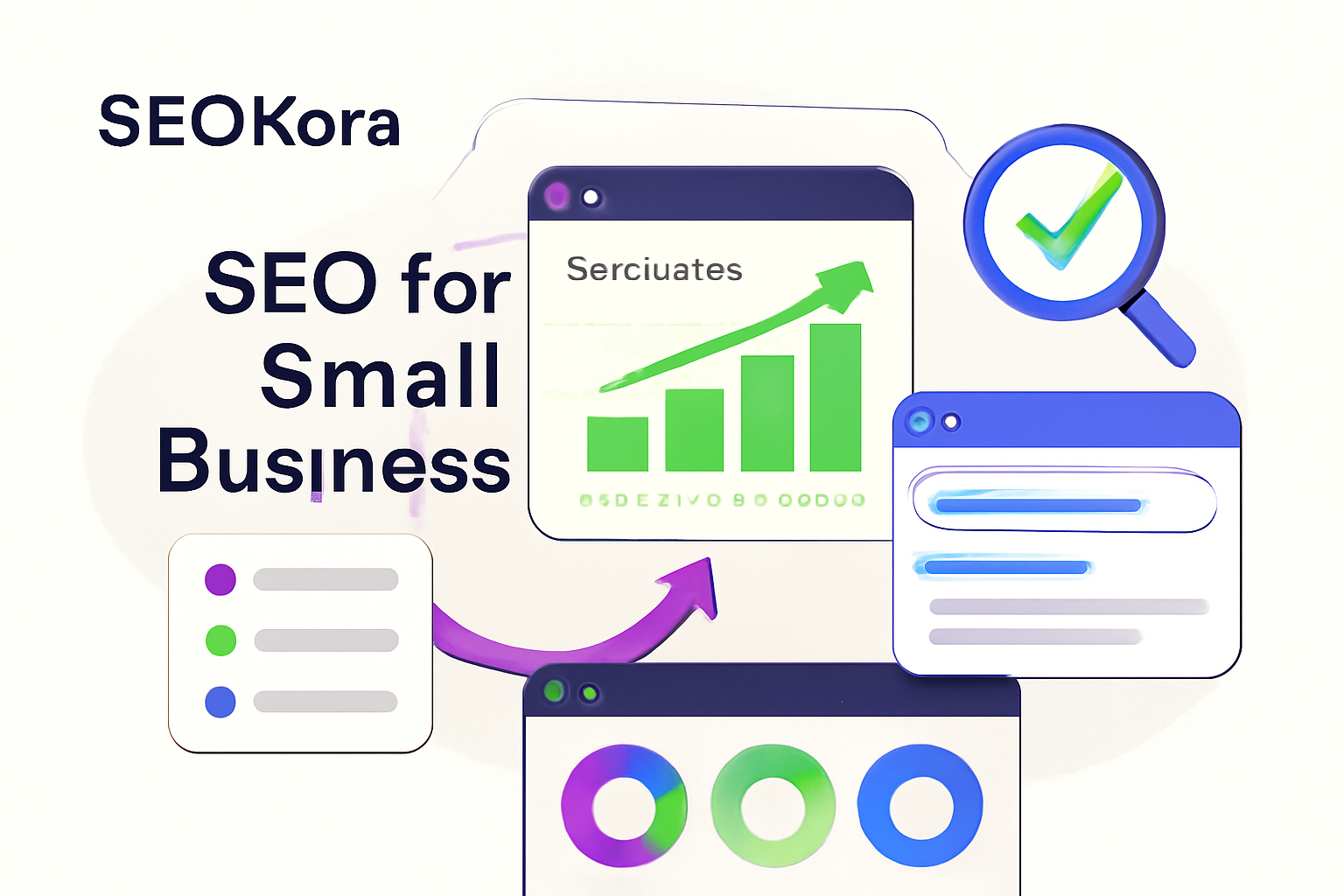 SEOKora: product UI and workflow — seo for small business