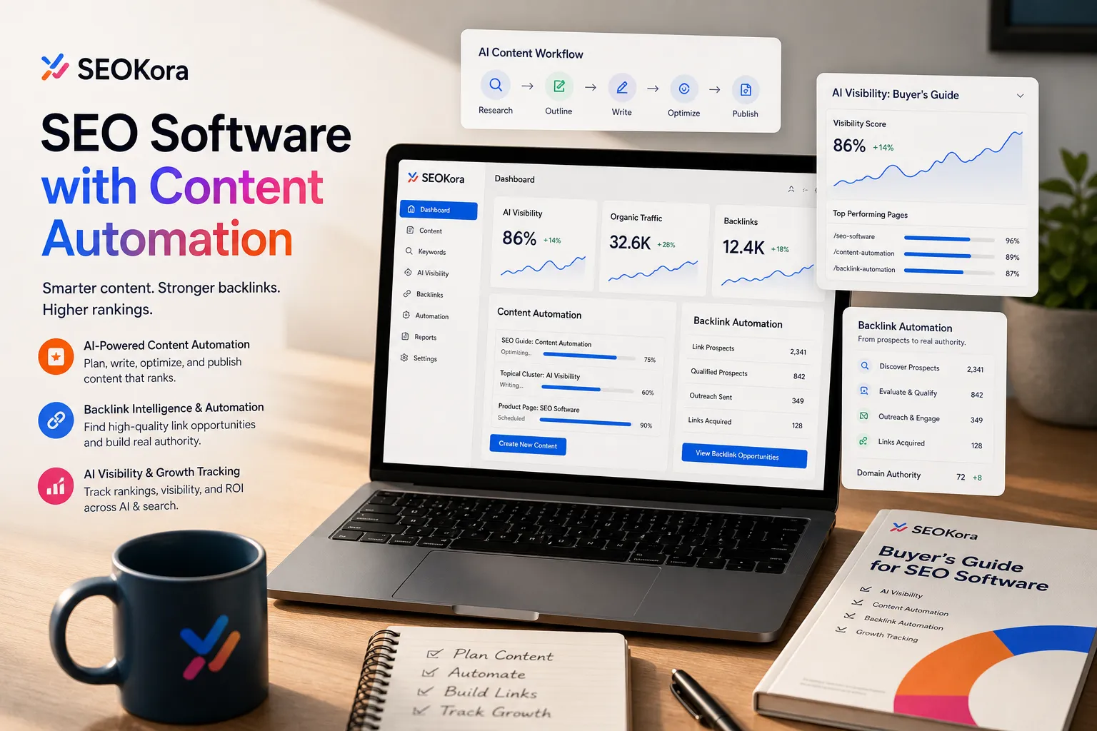 SEOKora: seo software with ai visibility: buyer’s guide | seokora + seo software with backlinks: a practical buyer’s guide — upd + ai backli