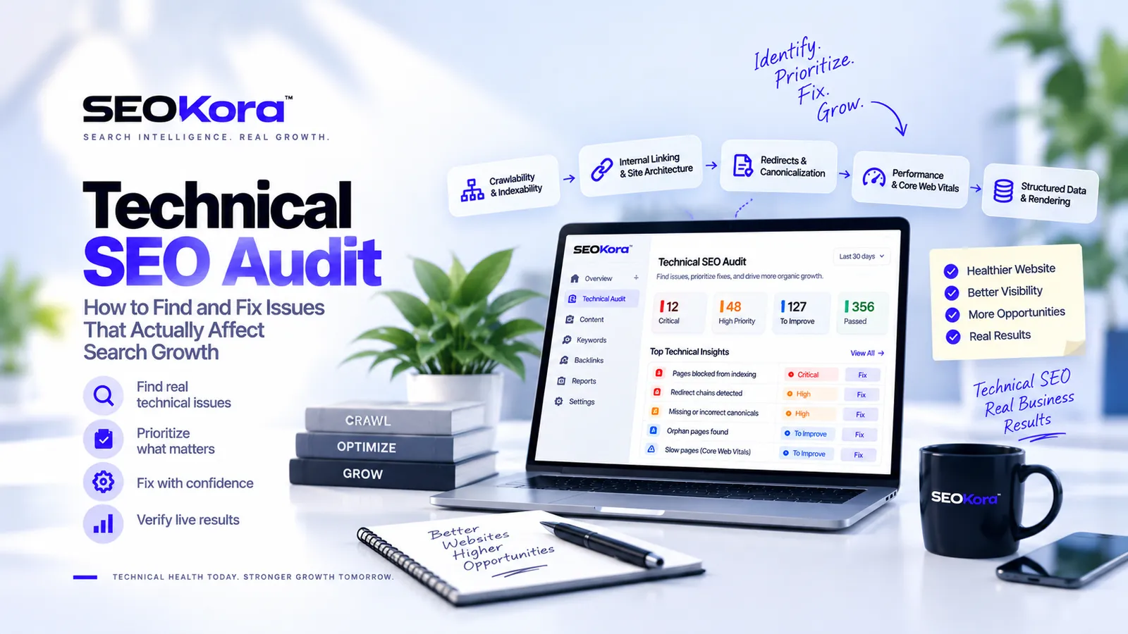 Technical SEO audit framework for finding and fixing search growth issues