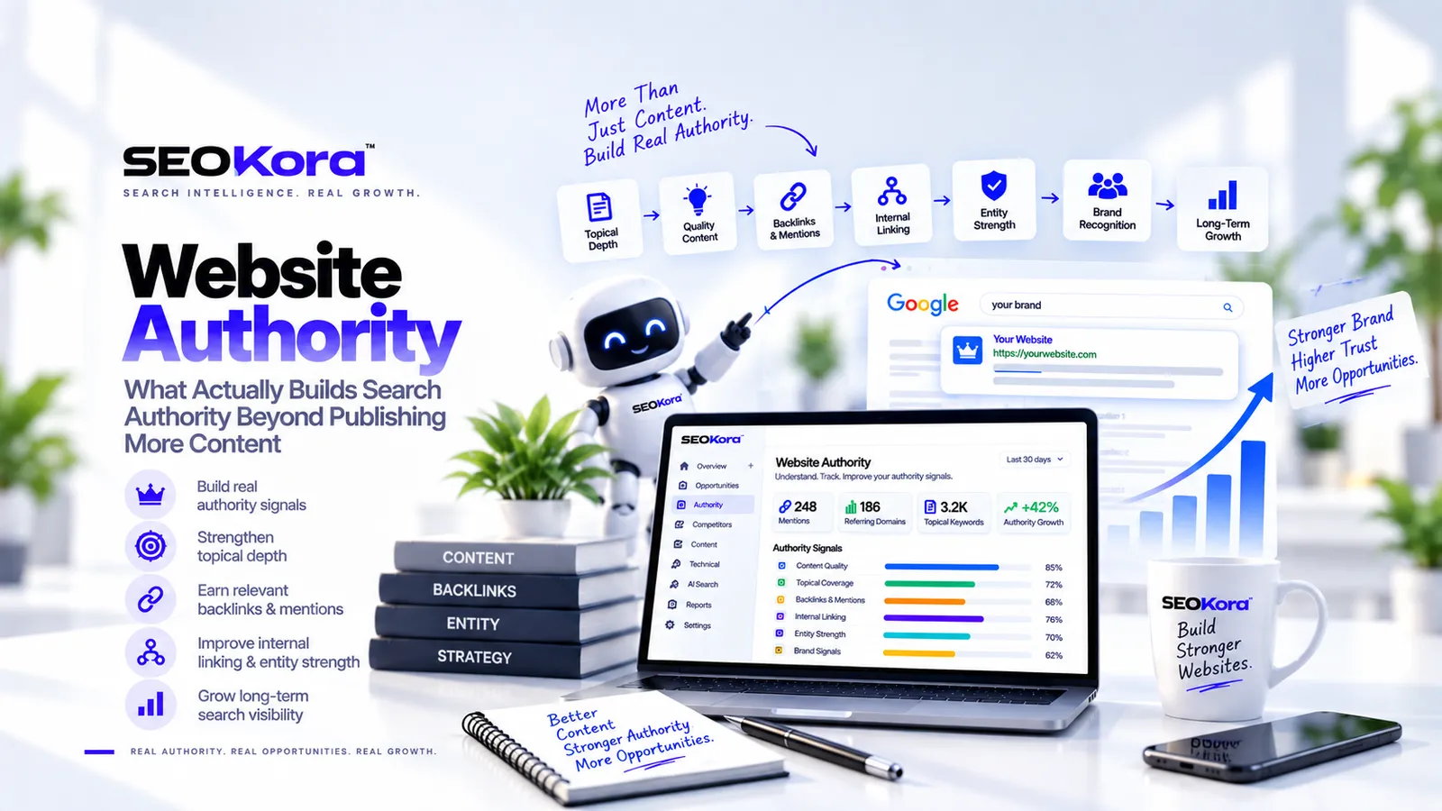 Website Authority: What Actually Builds Search Authority Beyond Publishing More Content