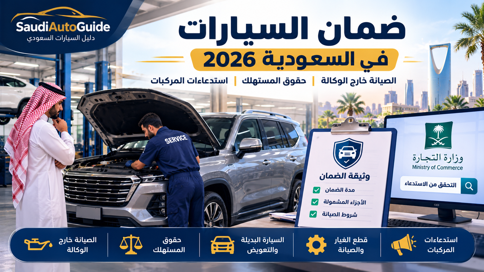 ضمان السيارات في السعودية 2026: هل يسقط الضمان عند الصيانة خارج الوكالة؟
